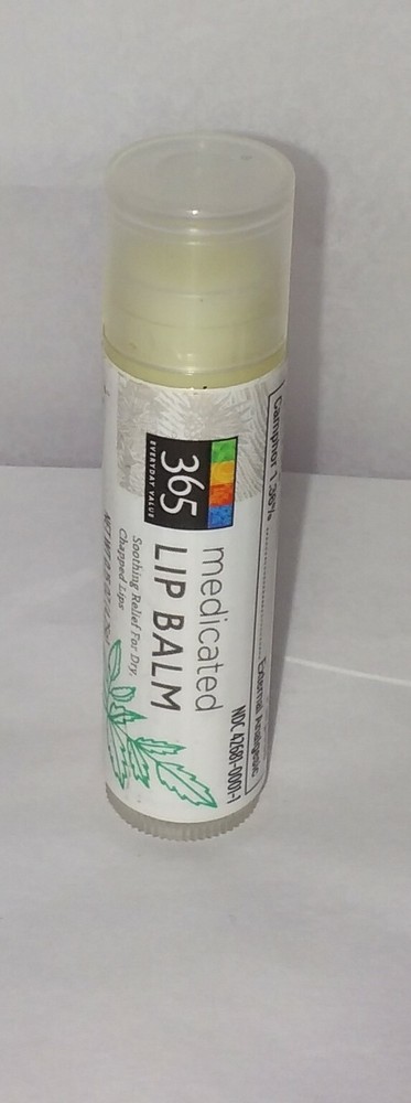 whole foods 365  camphor lip balm one lip balm sealed read