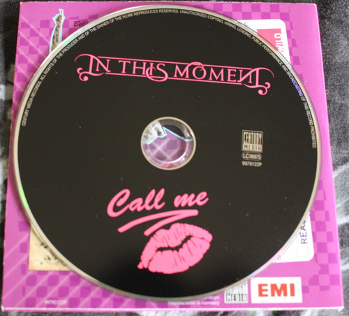 In This Moment - Call Me (Scarce 1 TRK GERMAN PROMO CD Single) NEAR MINT!! - Imagen 3 de 3