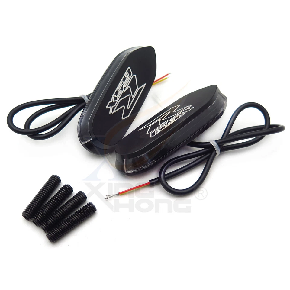 Placa base bloque espejo señal ámbar LED para Suzuki GSXR 600 750 1000 2006-2 Foto 2 de 4