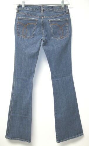 Sergio Valente Distressed Indigo Stretch Flare Jea