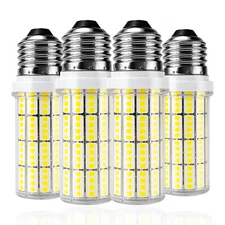  LED Corn Light Bulb 2500 Lumen 4 Pack 5000k E26/E27 for Home Garage