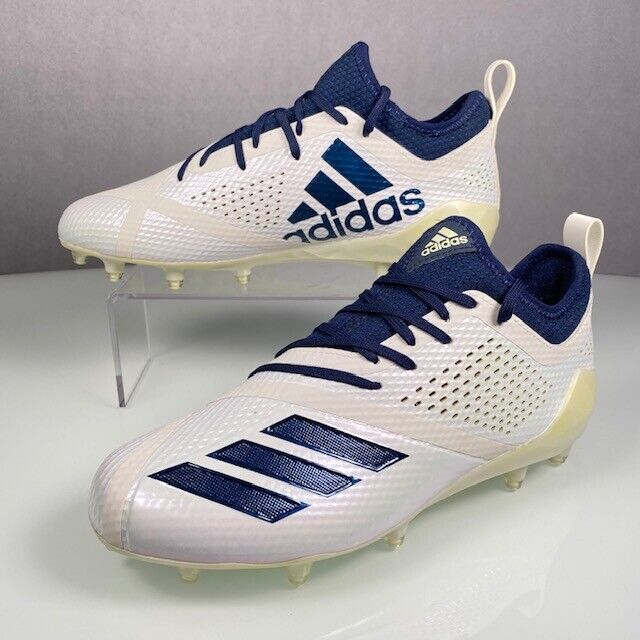 adidas Sz 17 Adizero 5-star 7.0 Men's Low Football Cleats DA9549 White Navy Blue for sale online
