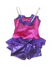 Girl Curtain Call E1522 Purple Joy and Togetherness Jazz Dance Costume Size CSM