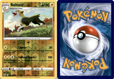 2021 Pokemon, Battle Styles, #53/163 Boltund, Reverse Holo Rare