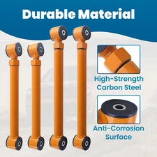 Adjustable Upper Lower Control Arms 0-6 inch Lift for Dodge Ram 3500 1999 2000