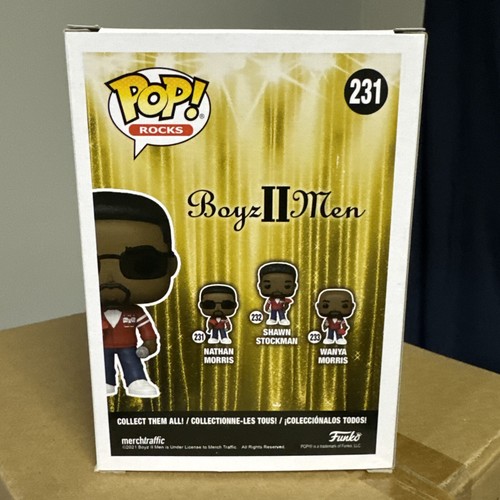 Funko Pop! Rocks: Boyz II Men - Nathan Morris #231 - Scatola danneggiata - Foto 3 di 6