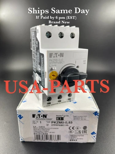 MOELLER EATON *NEW IN BOX* PKZM0-0.63 PKZM0-0,63 PKZM0-0.63 *Ships Same Day*