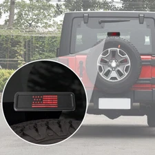 US Flag 3rd Brake Light Cover Sticker For 07-17 Jeep Wrangler JK Accessories