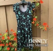 DISNEY "Little Mermaid" MIDI-DRESS "ARIEL" Black  Teal Size XS