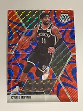 2019-20 Mosaic Basketball Reactive Blue Prizm #11 - Kyrie Irving - Brooklyn Nets