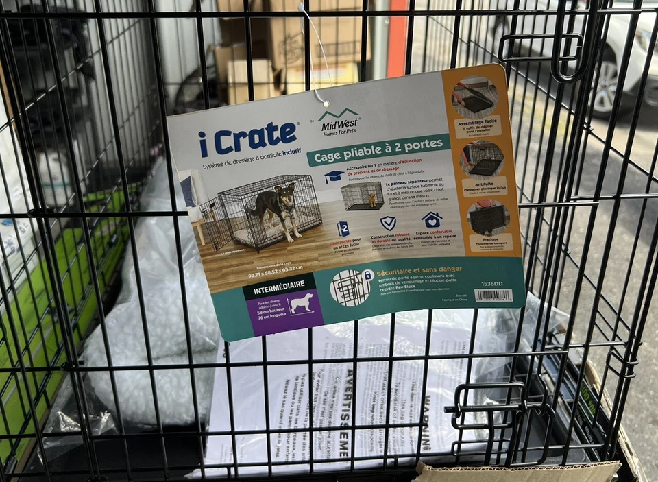 Dog Crate Starter Kit | 36-Inch Dog Crate Kit Ideal for Medium/Large D... - Image 4 of 4