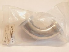 Leybold 88462 Pipe Bend 90 , DN 25 KF VA Stainless Steel Vacuum Fitting