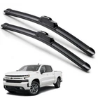 For 2019-2025 Chevy Silverado Sierra 1500 Windshield Wiper Blade Hybrid Silicone