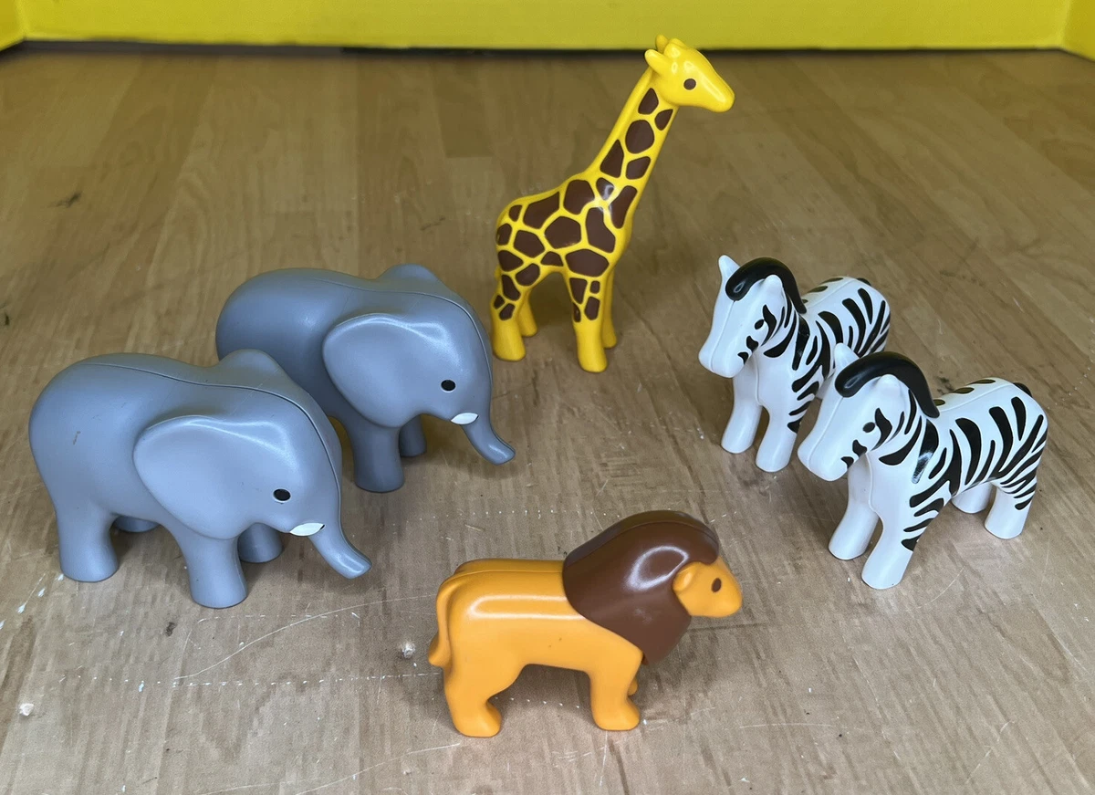 PLAYMOBIL 123 Noah's Ark #6765 Replacement Animal's Elephant Lion Zebra  Giraffe