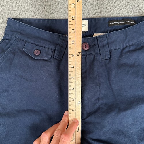 Marshall Artist Pants Mens Size 32(31 Measured) Blue Chino Straight Leg Cotton - Picture 7 of 15