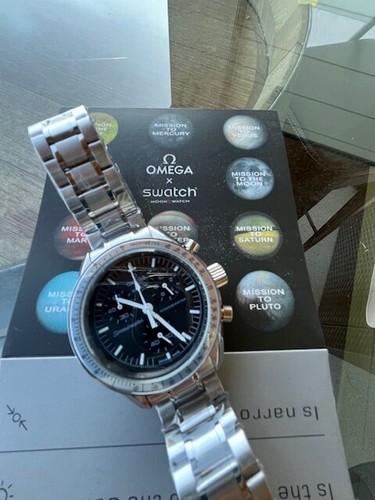 Omega Swatch MoonSwatch MISSION TO MERCURY Metal Mod "Eyes on the Stars" Case