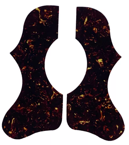 For Gibson J185 Acoustic Guitar Self-Adhesive Pickguard Crystal Brown Tortoise