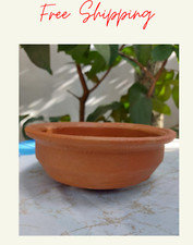  Pentola curry cottura terracotta argilla terracotta rotonda fatta a mano cucina a gas eco 