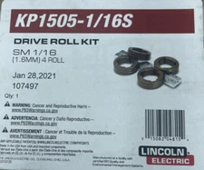 Lincoln Electric KP1505-1/16S Drive Roll Kit - 1/16" Solid