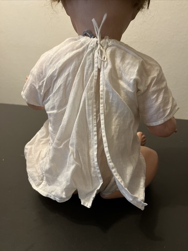Antike Cuno & Otto Dressel Porzellanpuppe 59 cm mit Schlafaugen - Bild 7 von 16