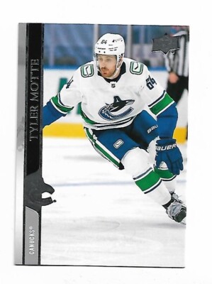 2020-21 UD Extended - Tyler Motte - Vancouver Canucks #636
