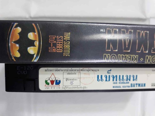 Batman Original 1989 VHS Tape Jack Nicholson Michael Keaton SUPER RARE - Picture 10 of 10