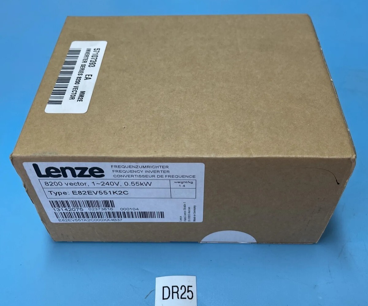 BRAND NEW* Hans Lenze D-31855 Inverter E82EV551K2C 8200 Vector