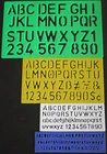 4size Plastic Stencil Letters Alphabet Craft Number Lettering Numerals Art Craft