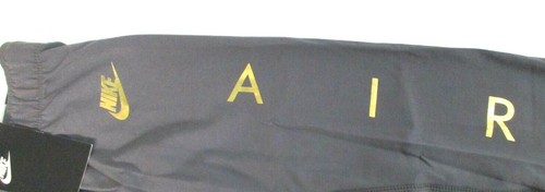 Nike AIR Girls Gray/Gold NSW Athletic Pants Leggings Tight Fit AQ9176 021 - Picture 4 of 8