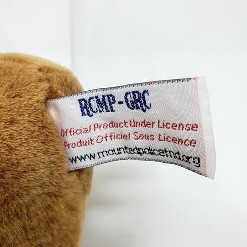 Peluche RCMP Canada GRC orso marrone polizia canadese reale 6" - Foto 6 di 6