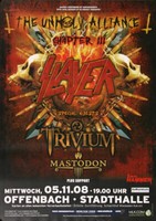 Slayer - Chapter Iii, Frankfurt 2008 | Konzertplakat | Poster