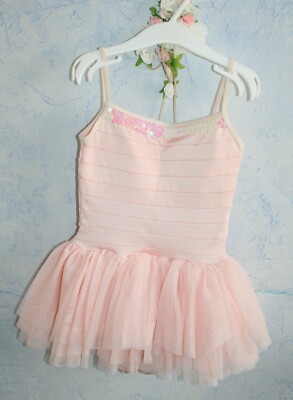 Ƹ̵̡Ӝ̵̨̄Ʒ Bloch Mädchen Ballettkleid Tütü Tanzkleid Rosa Tüll Gr 128 6 7 8 (8/10)