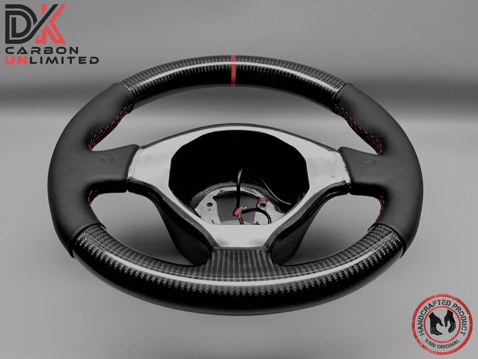 Lamborghini Murcielago LP640 LP650 LP670 Napa Red Ring Carbon Steering Wheel v1