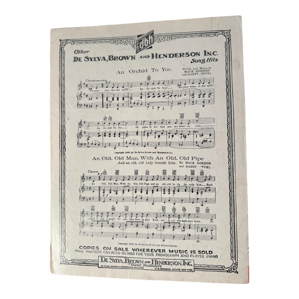 Tengo que pasar tu casa para llegar a la mina Lew Brown 1938 Paradise Revue de colección Foto 4 de 4