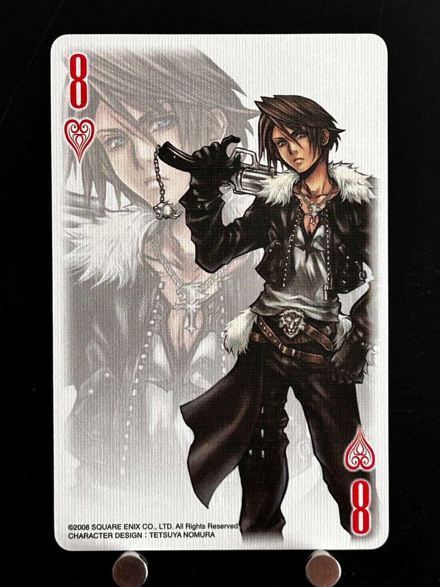 Squall Leonhart Final Fantasy Card 25th Anibersary Playing Cards