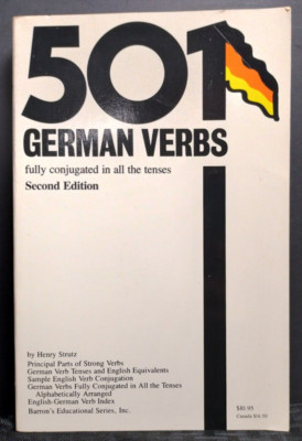 501 German Verbs Henry Strutz PB 2nd Edition Language Learning Study Guide
