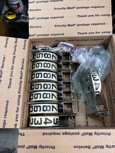 Gottlieb EM Pinball Score Reel Sets from two player machine - Rebuilt