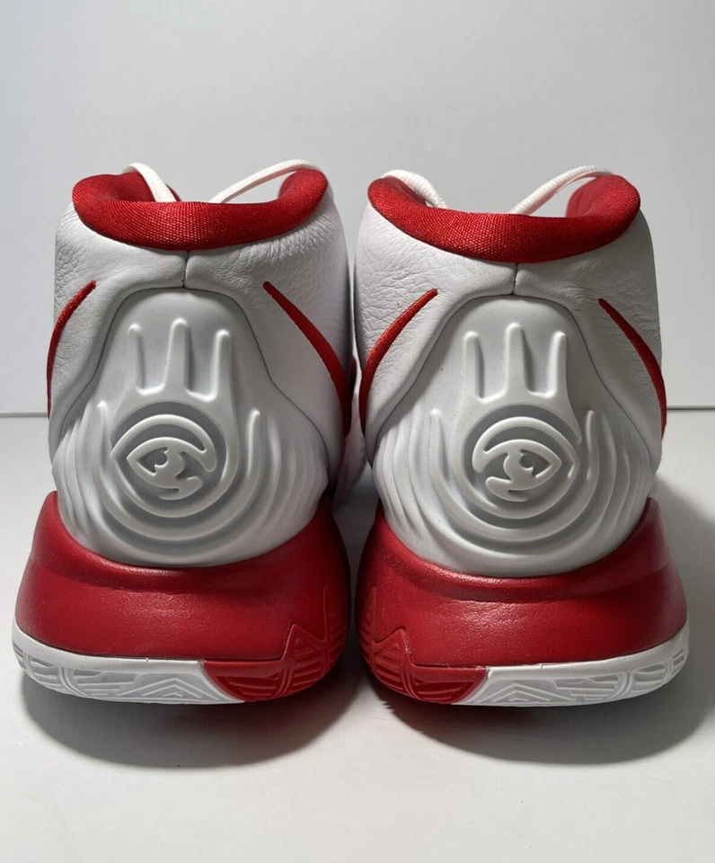 Zapatos de baloncesto Nike Kyrie 6 TB promocionales - blancos/rojos universitarios - para hombre talla 18 EE. UU. Foto 3 de 4