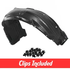 Front Driver Side Fender Liner w/ Clips For 2011-2013 Toyota Corolla TO1248162