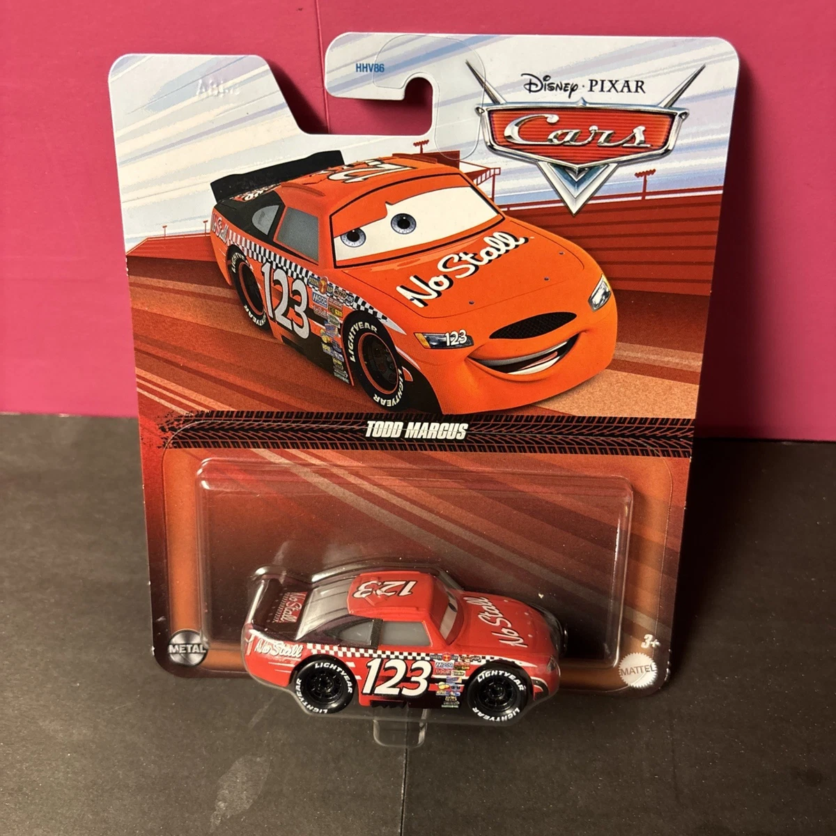 2024 Disney Pixar Cars 1/55 #123 Todd Marcus No Stall Piston Cup