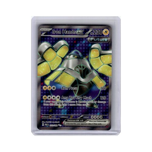 Iron Hands ex 2023 Pokemon Scarlet Violet Series Paradox Rift #223 Holo NM