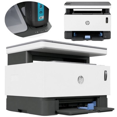 HP Neverstop 1202nw   S/W Laserdrucker 3in1   Wi-Fi, USB, LAN, Tonertank
