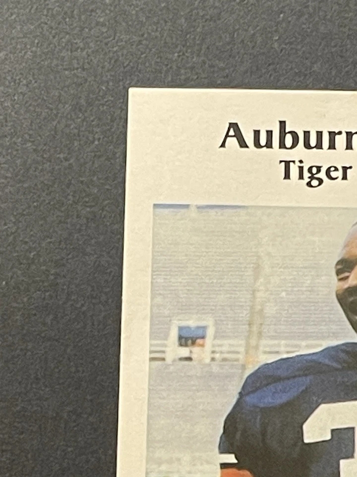 1987 Bo Jackson Auburn Tigers Tiger Great Football Rookie Card McDag Rare - Image 4 of 4