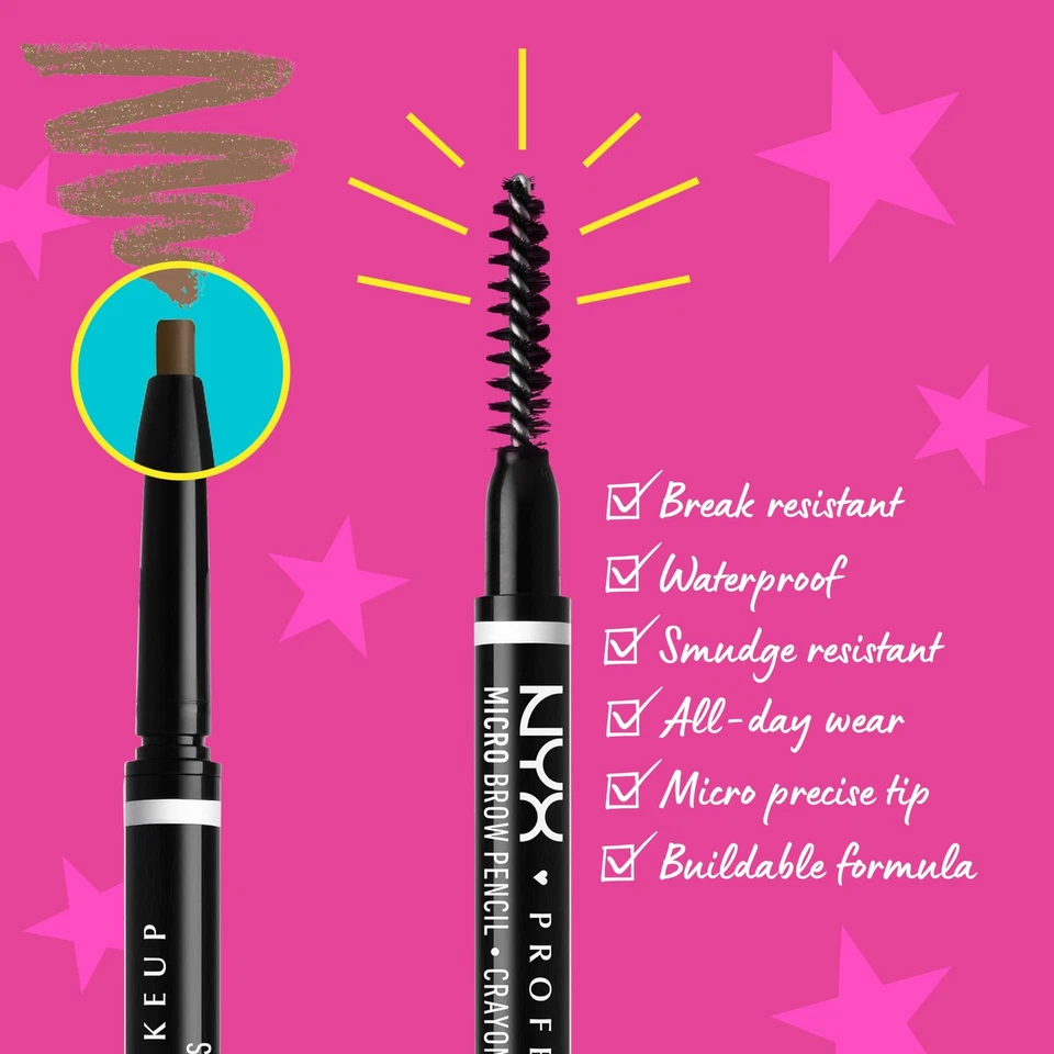 NYX Micro Brow Pencil - Blonde - Image 2 of 4