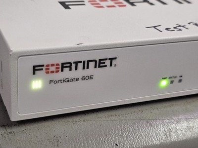 Fortinet Fortigate-60E Network Security Firewall Initialized FG