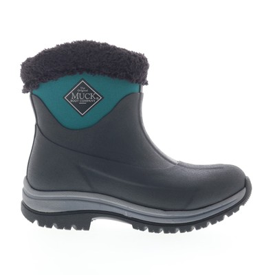 Original Muck Arctic Apres Slip-On AP8300 Womens Black Synthetic Winter Boots 5