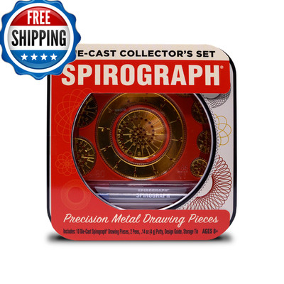 Spirograph Die-Cast Collectors Set Special Edition Arts And Crafts Kids Toys