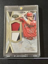 2020 Topps Tier One Mike Trout Dual Game Used Patch /25