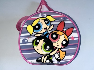 VTG NEWOT* power Puff Girls Kids Lunch Box With 2 Containers No Tags China N015