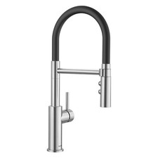 Blanco 402448 Catris Flexo Semi-Pro Pull-Down Faucet - PVD Steel